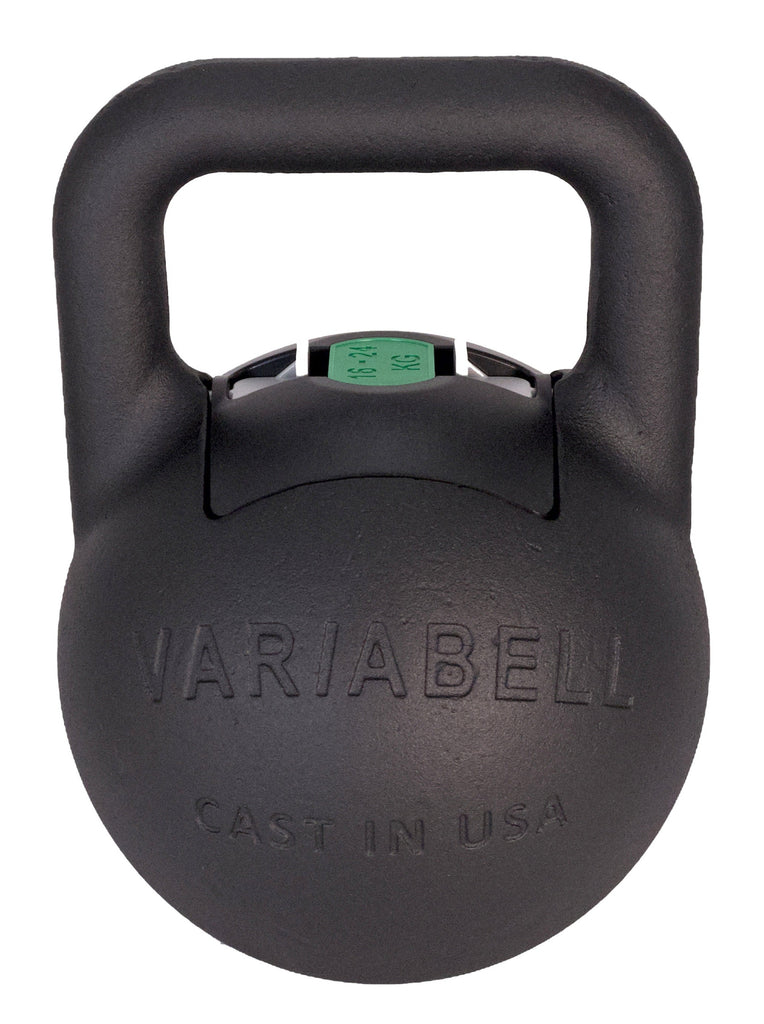 VARIABELL®  AVAILABLE NOW, the best adjustable weight, Competition style kettlebell